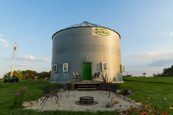 grain silo converted into house